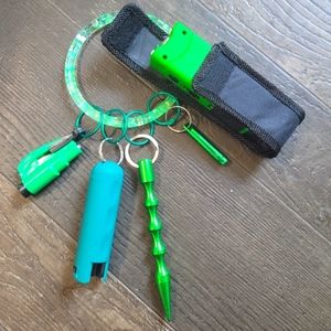 Green Self-defense Keychain